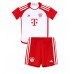 Dětský Fotbalový dres Bayern Munich Dayot Upamecano #2 2023-24 Domácí Krátký Rukáv (+ trenýrky)
